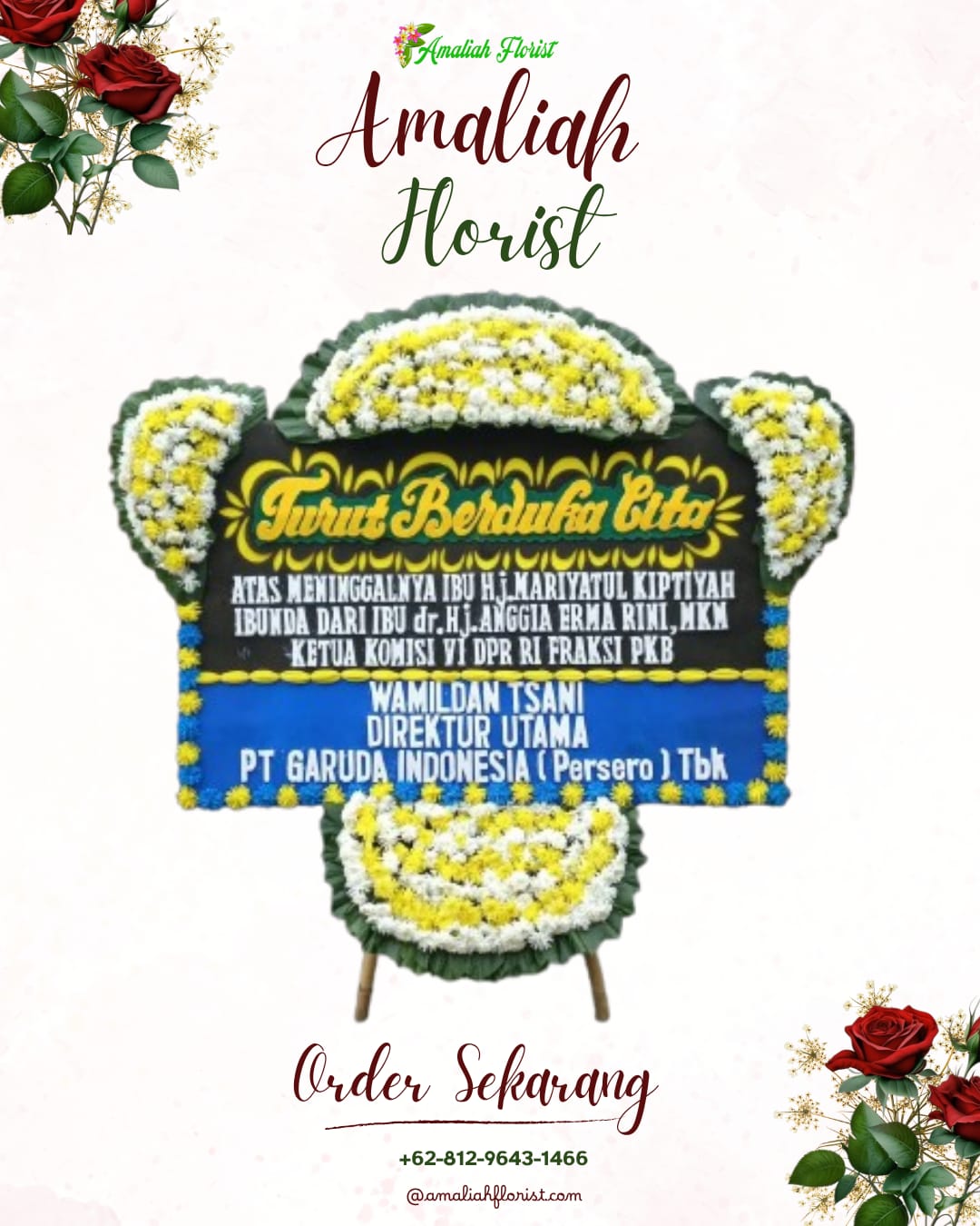 Papan Bunga Duka Pangkalan